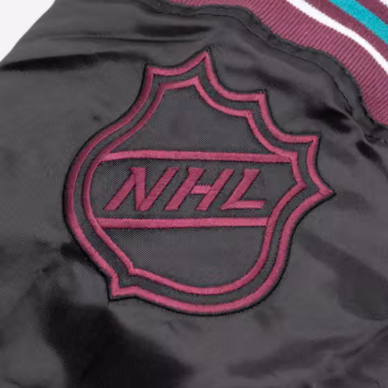 Anaheim Ducks Starter Vintage Enforcer NHL Varsity Jacket view 5