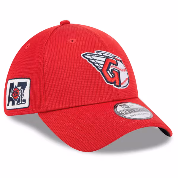 Cleveland Guardians 2025 MLB Spring Training 39THIRTY Flex Cap Red product photo