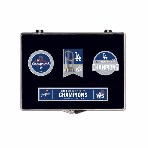 Los Angeles Dodgers 2024 World Series Champions Collector Pin Set view 1
