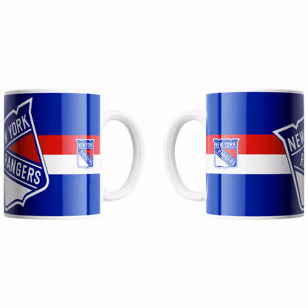 New York Rangers Triple Logo NHL Jumbo Mug (450 ml) view 1