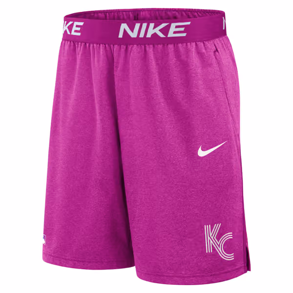 Kansas City Royals 2026 City Connect MLB Authentic Dri-FIT Shorts Purple view 1