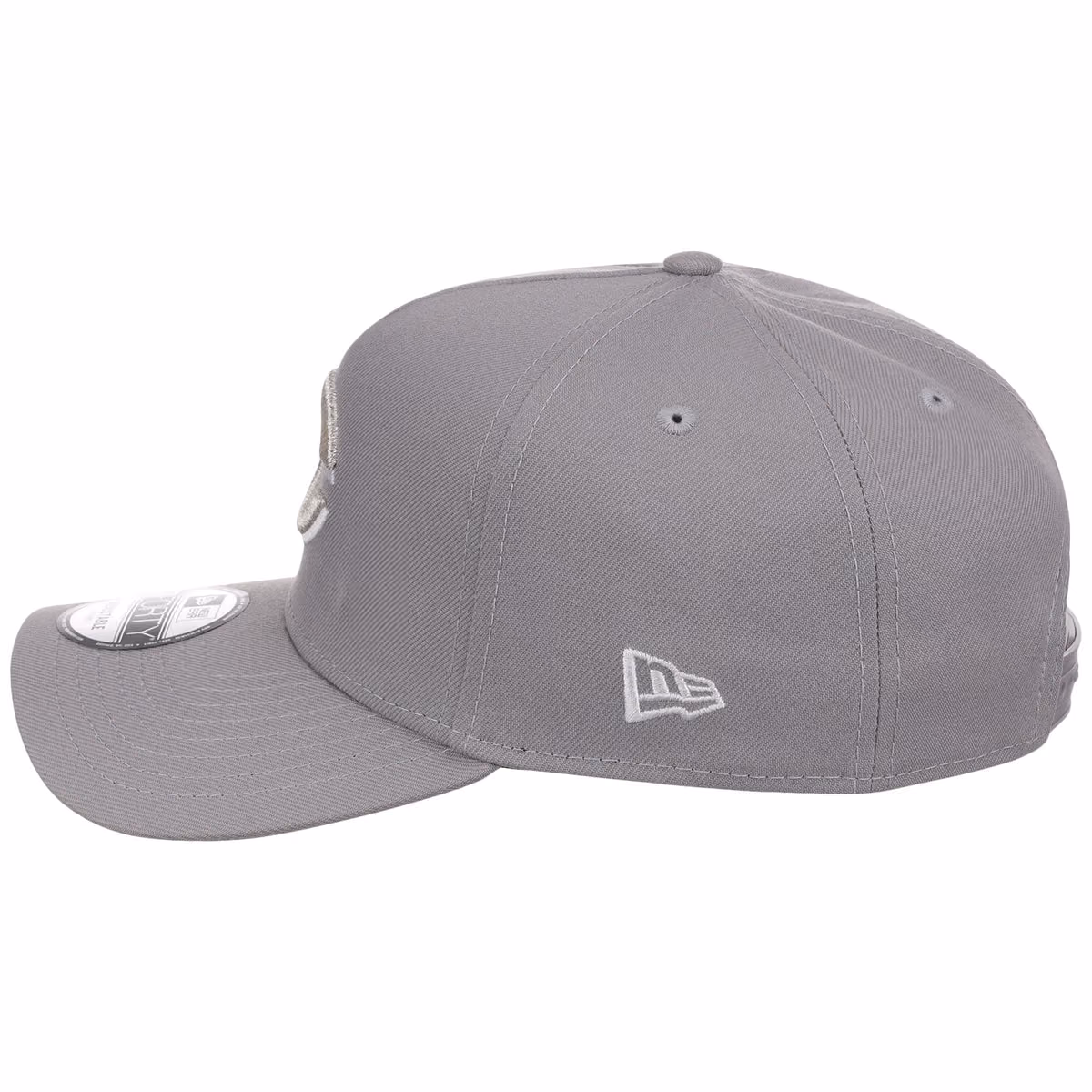 Cincinnati Reds MLB Gray x White FASHION CORE New Era 9FORTY A-Frame detail view