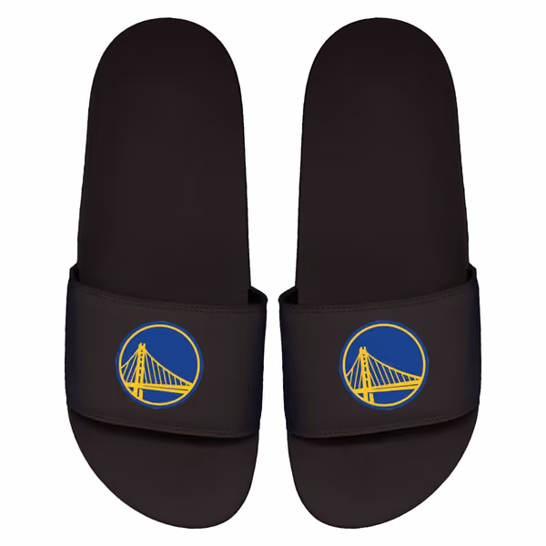 Golden State Warriors Primary Logo ISlide NBA Gel Slides Black view 1