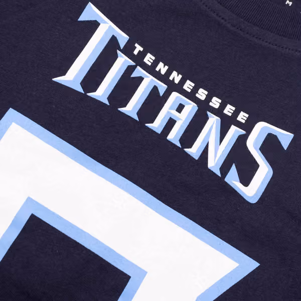 Calvin Ridley #0 Tennessee Titans Player NFL T-Shirt Navy view 5