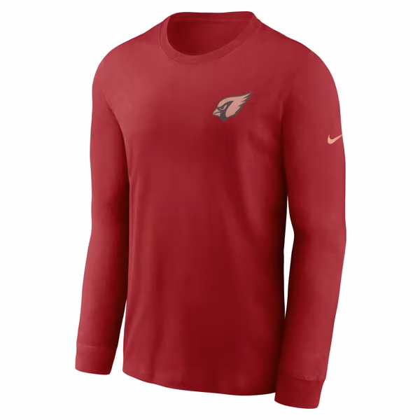 Arizona Cardinals 2025 Rivalries Essential NFL Long Sleeve T-Shirt Red view 2