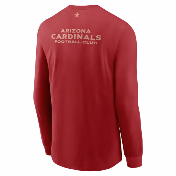 Arizona Cardinals 2025 Rivalries Essential NFL Long Sleeve T-Shirt Red view 3
