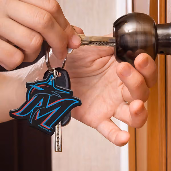 Texas Rangers 2023 World Series Champions Premium MLB Key Ring view 3