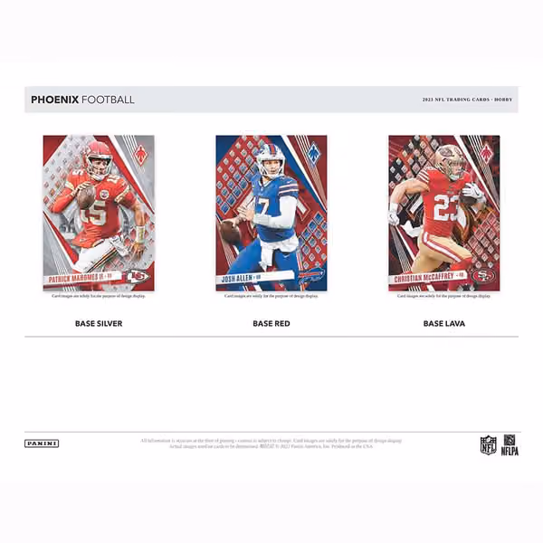 2023 Panini Phoenix Football NFL Hobby Box view 2