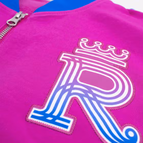 Kansas City Royals City Connect 2026 MLB Authentic Dugout Bomber Jacket Purple view 4