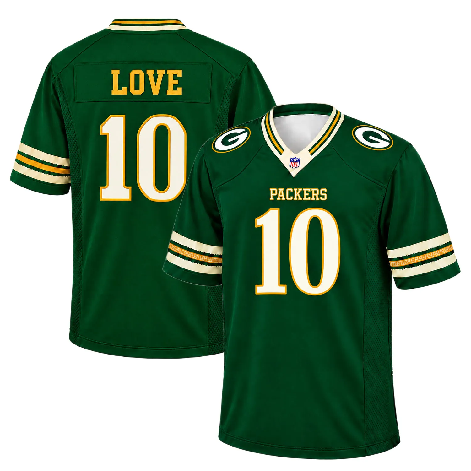 Jordan Love Green Bay Rivalry Jersey Unique Football Style