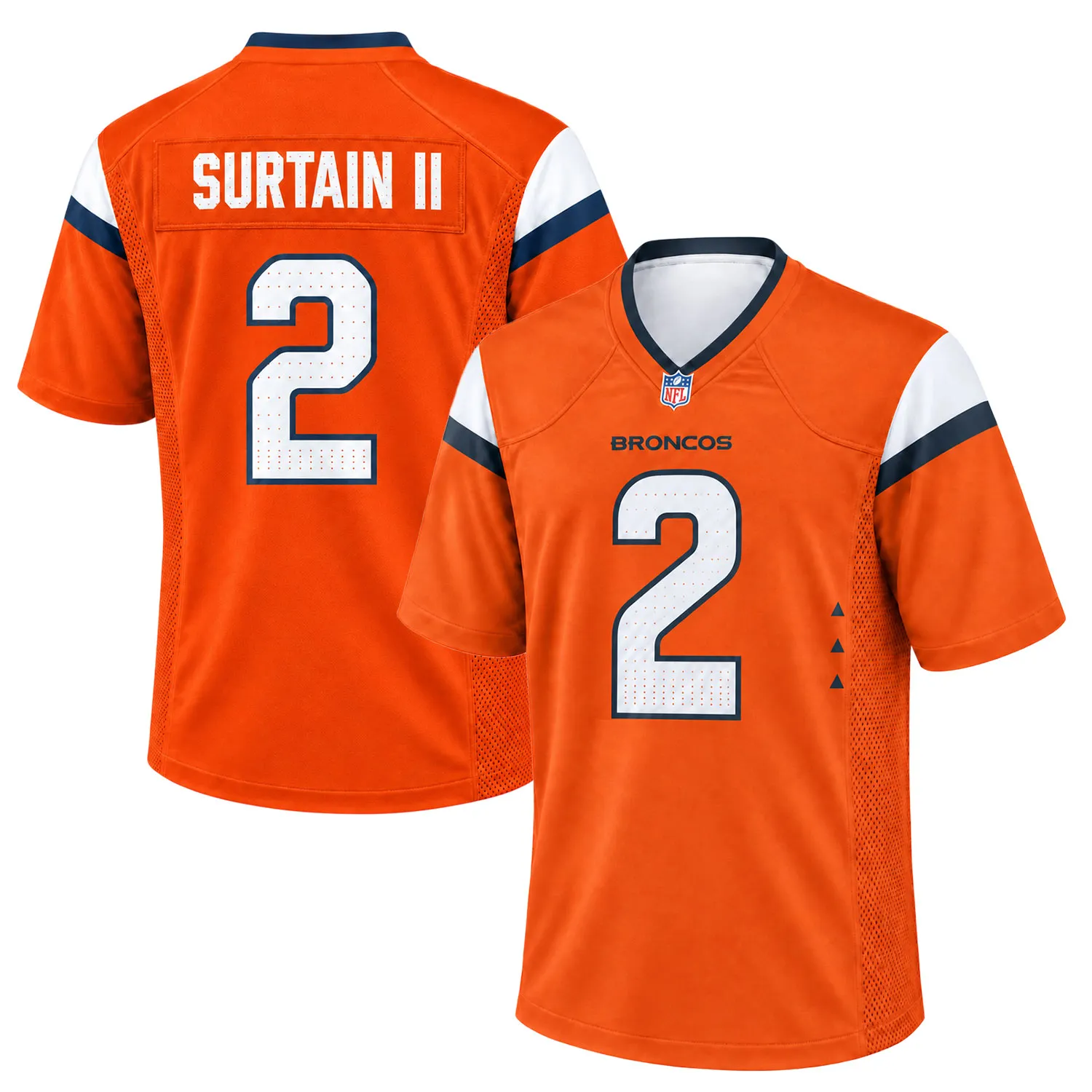 Denver Broncos Football Jersey Patrick Surtain II Dynamic