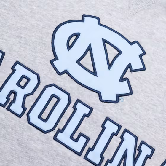 North Carolina Tar Heels Pinnacle Mitchell & Ness Heavyweight Fleece NCAA Hoodie view 3