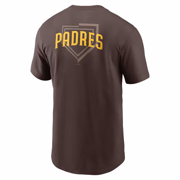 San Diego Padres Primetime 2-Hit T-Shirt Brown view 3