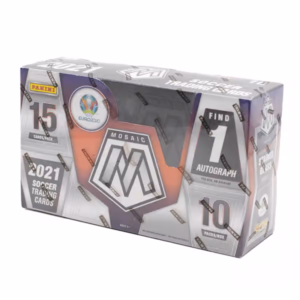 2020/21 Panini Mosaic UEFA Euro 2020 Soccer Hobby Box view 1
