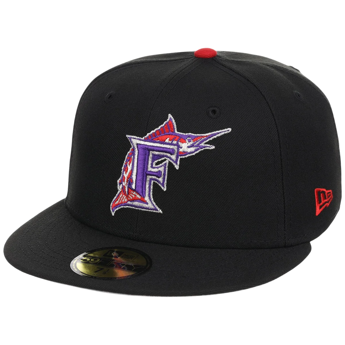 Florida Marlins MLB Galaxy Dust New Era 59FIFTY detail view
