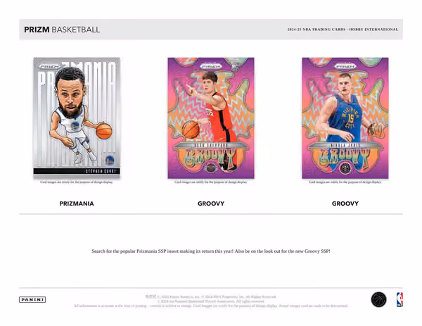 2024/25 Panini Prizm Basketball NBA International Hobby Box view 5