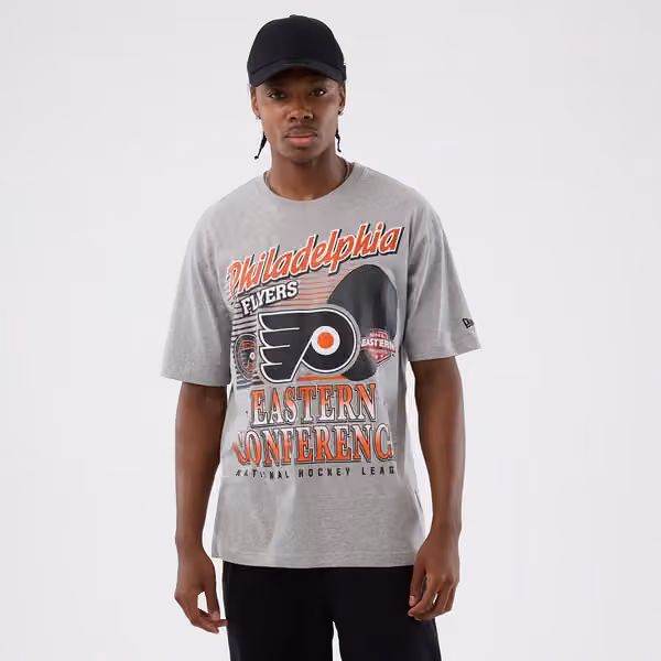 Philadelphia Flyers Sport Classics Oversized NHL T-Shirt Gray view 1