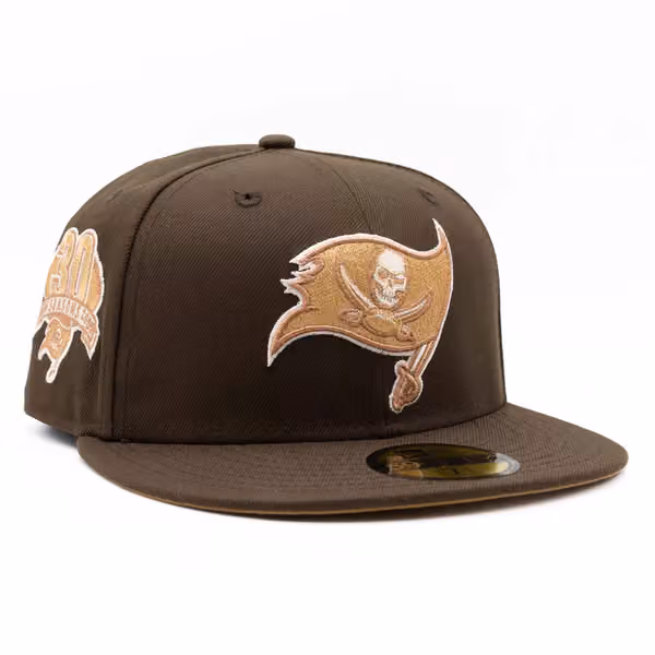 Tampa Bay Buccaneers Walnut 30 Seasons New Era 59FIFTY Fitted NFL Cap product photo