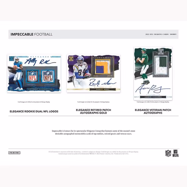 2023 Panini Impeccable Football NFL Hobby Box view 2