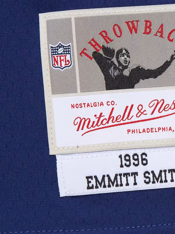 Emmitt Smith #22 Dallas Cowboys 1996 Legacy Throwback NFL Jersey Navy view 3