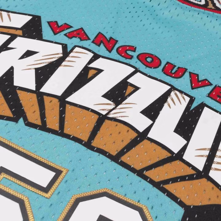 Bryant Reeves #50 Vancouver Grizzlies 1995-96 Swingman NBA Jersey view 5