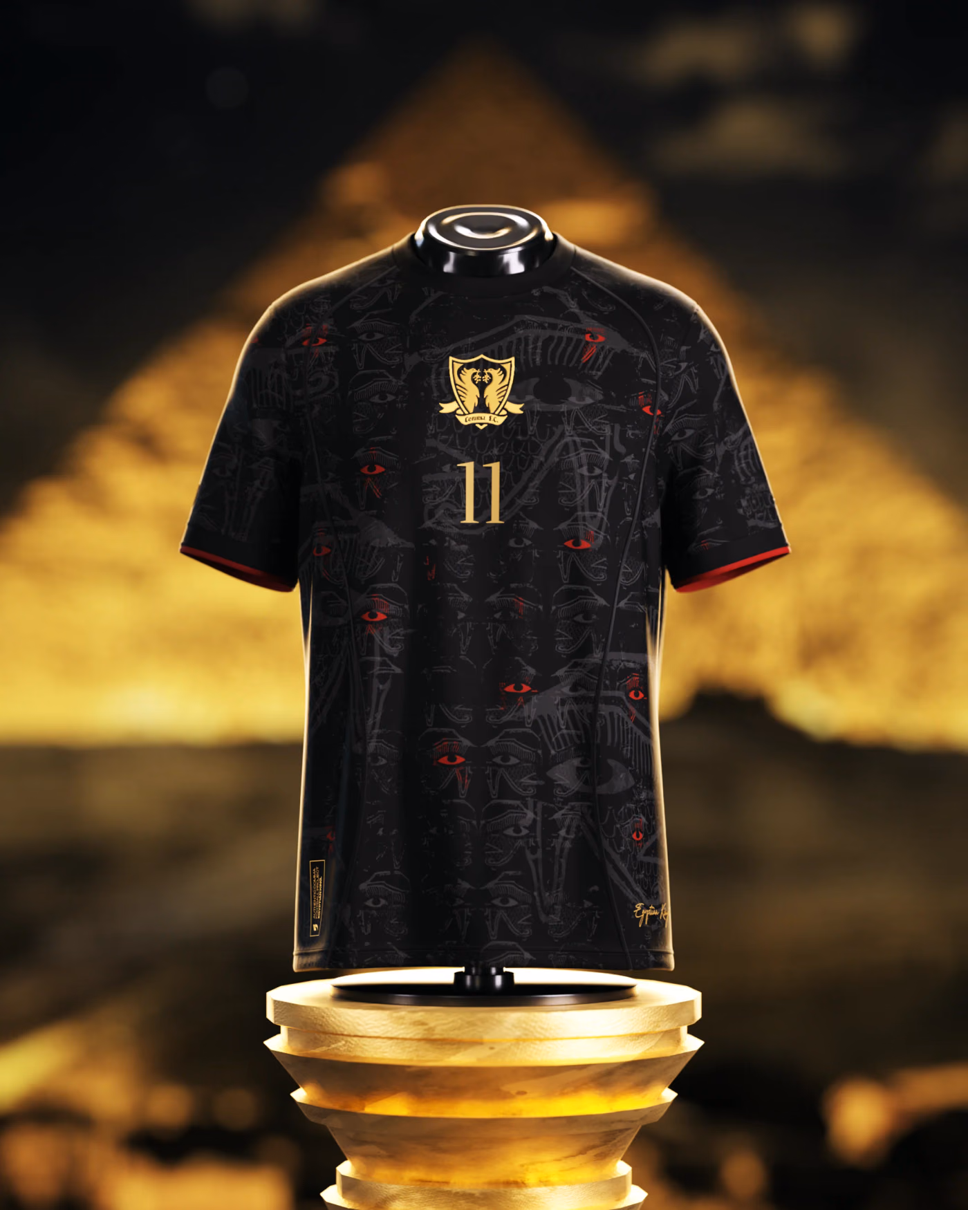Jersevo Custom Personalized Egyptian King Jersey front view
