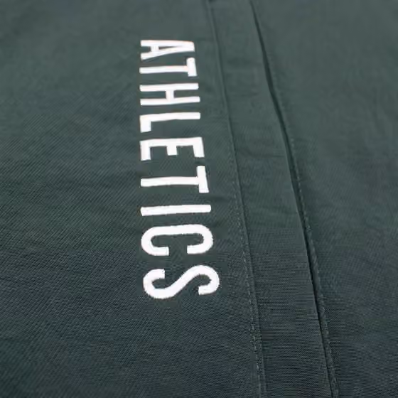 Athletics 2026 MLB Authentic Dugout Bomber Jacket Green view 6