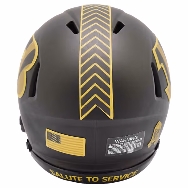 Cincinnati Bengals 2025 Salute to Service NFL Speed Mini Helmet view 3