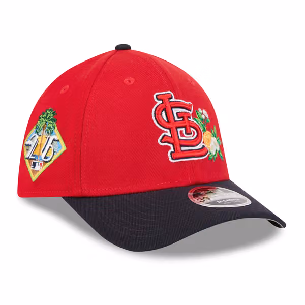 St. Louis Cardinals 2026 MLB Spring Training 39THIRTY M-Crown Flex Cap Red product photo