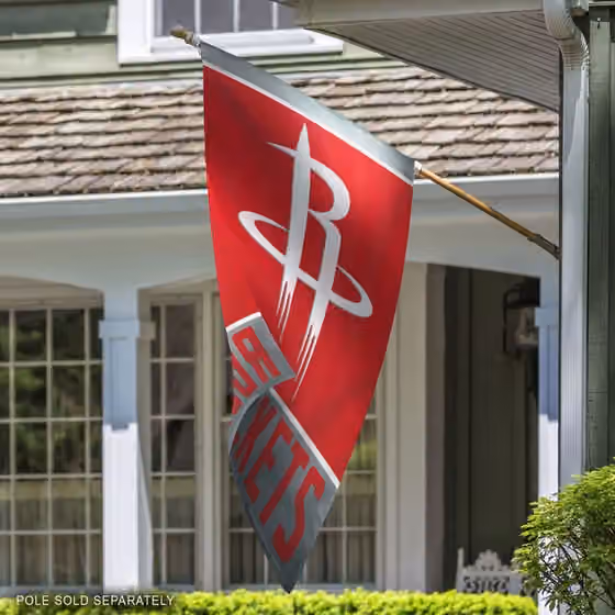 Houston Rockets NBA Vertical Flag view 2