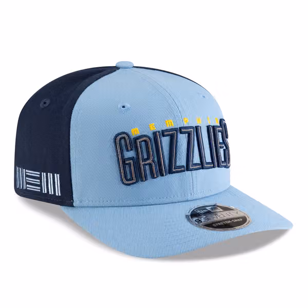 Memphis Grizzlies 2025-26 NBA Statement Stretch-Snap 9SEVENTY Cap Blue product photo