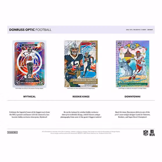 2022 Panini Donruss Optic NFL Football Hobby Box view 4