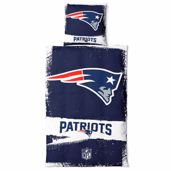 New England Patriots Raw NFL Bedding Set view 1