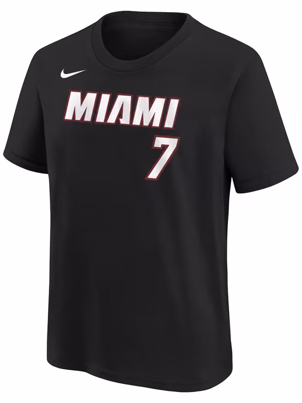Giannis Antetokounmpo #7 Miami Heat Icon NBA T-Shirt Black view 2