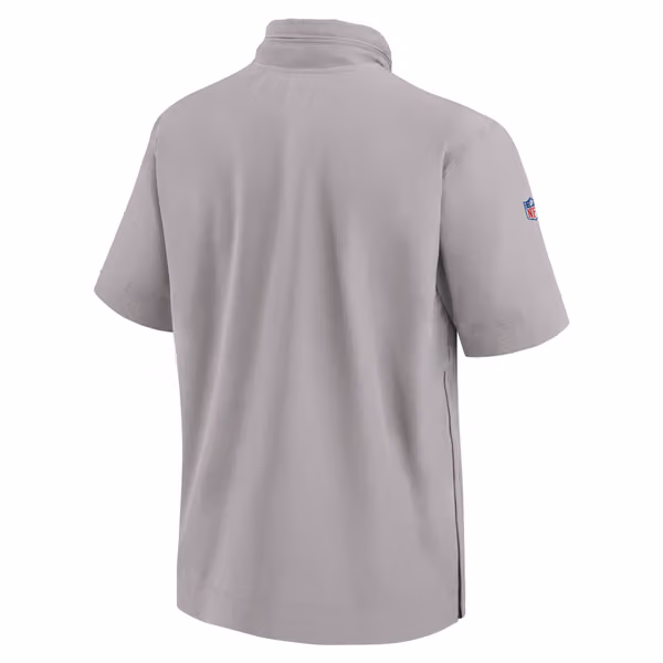 Miami Dolphins 2024 NFL Sideline Nike Lightweight Coach Jacket Gray view 3
