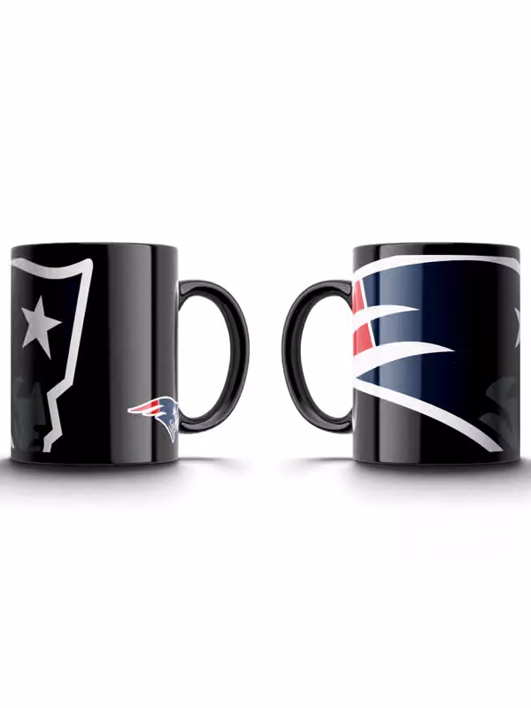 New England Patriots Oversized Logo NFL Mug (330 ml) view 1