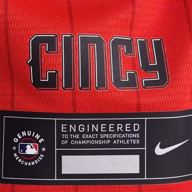 Cincinnati Reds 2026 City Connect Stadium MLB Jersey Red view 6