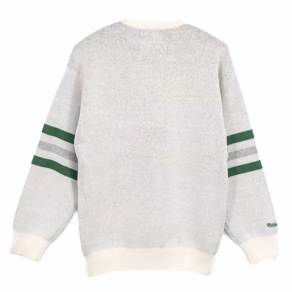 Philadelphia Eagles Mitchell & Ness Retro Helmet NFL Crew Sweater view 2
