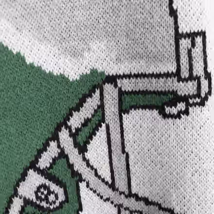 Philadelphia Eagles Mitchell & Ness Retro Helmet NFL Crew Sweater view 3