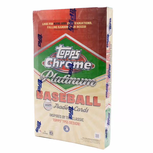 2025 Topps Chrome Platinum '55 Baseball MLB Hobby Box view 1