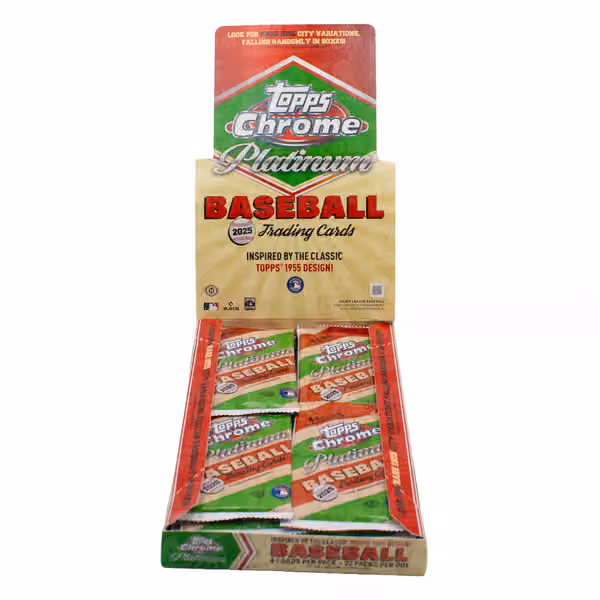 2025 Topps Chrome Platinum '55 Baseball MLB Hobby Box view 2