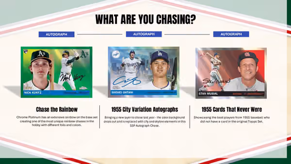 2025 Topps Chrome Platinum '55 Baseball MLB Hobby Box view 4