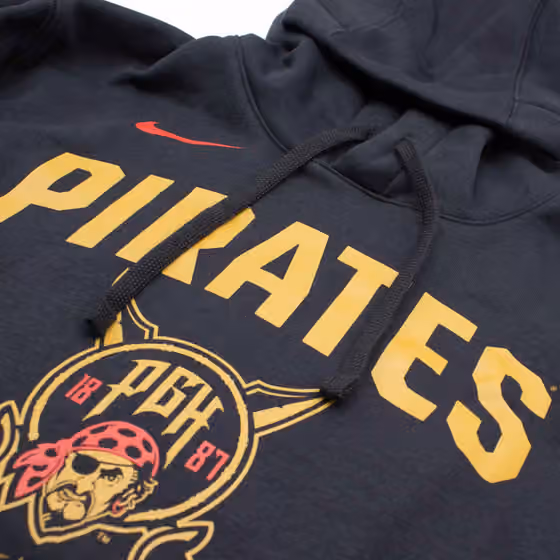 Pittsburgh Pirates City Connect Club MLB Hoodie Black view 3