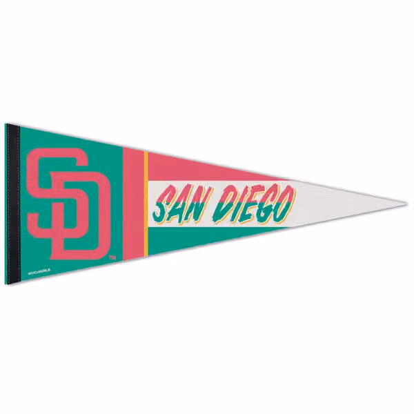 San Diego Padres City Connect WinCraft Premium MLB Pennant view 1