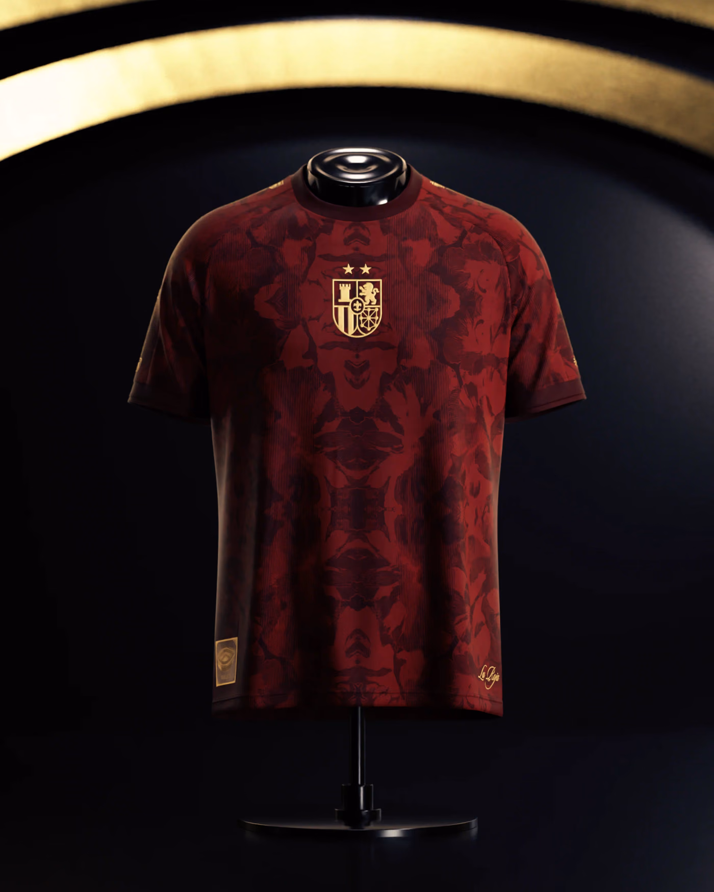 Jersevo Custom Personalized Spain 2026 Champions Jersey - Maroon front view