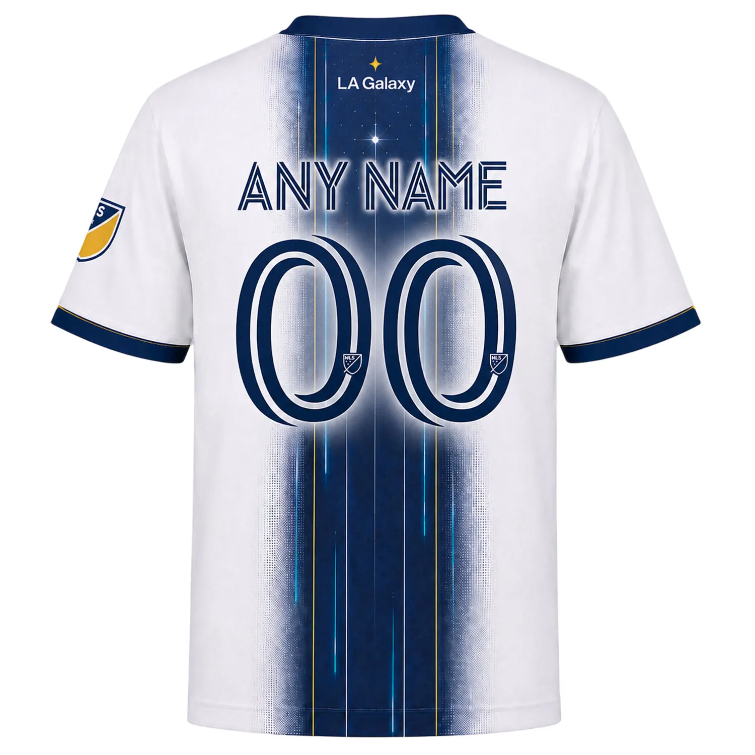 LA Galaxy MLS Custom Jersey – Dynamic Galaxy Stripe Design