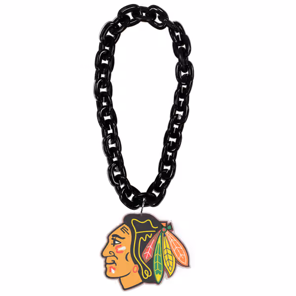 Chicago Blackhawks Big Logo NHL Fan Chain view 1