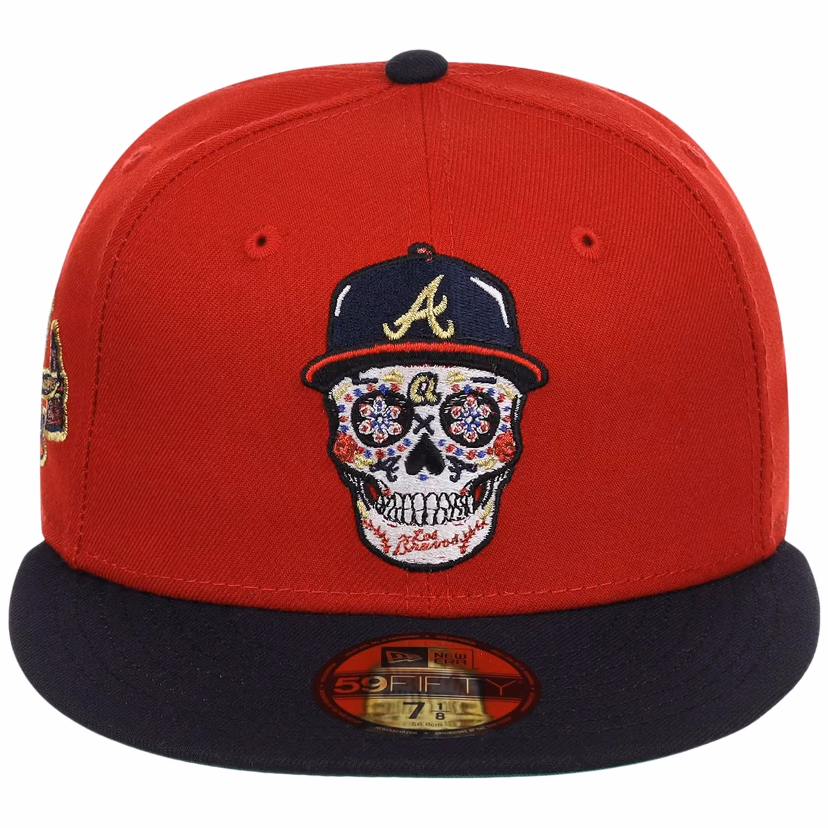 Atlanta Braves Skull Atlanta Crown the City New Era 59FIFTY detail view