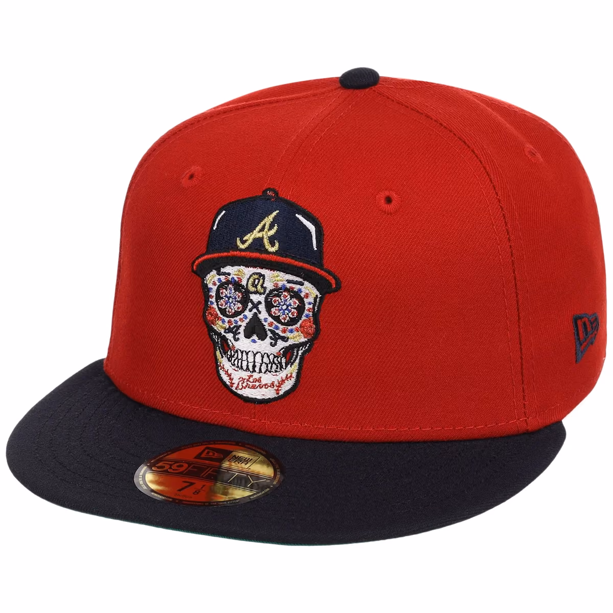 Atlanta Braves Skull Atlanta Crown the City New Era 59FIFTY detail view