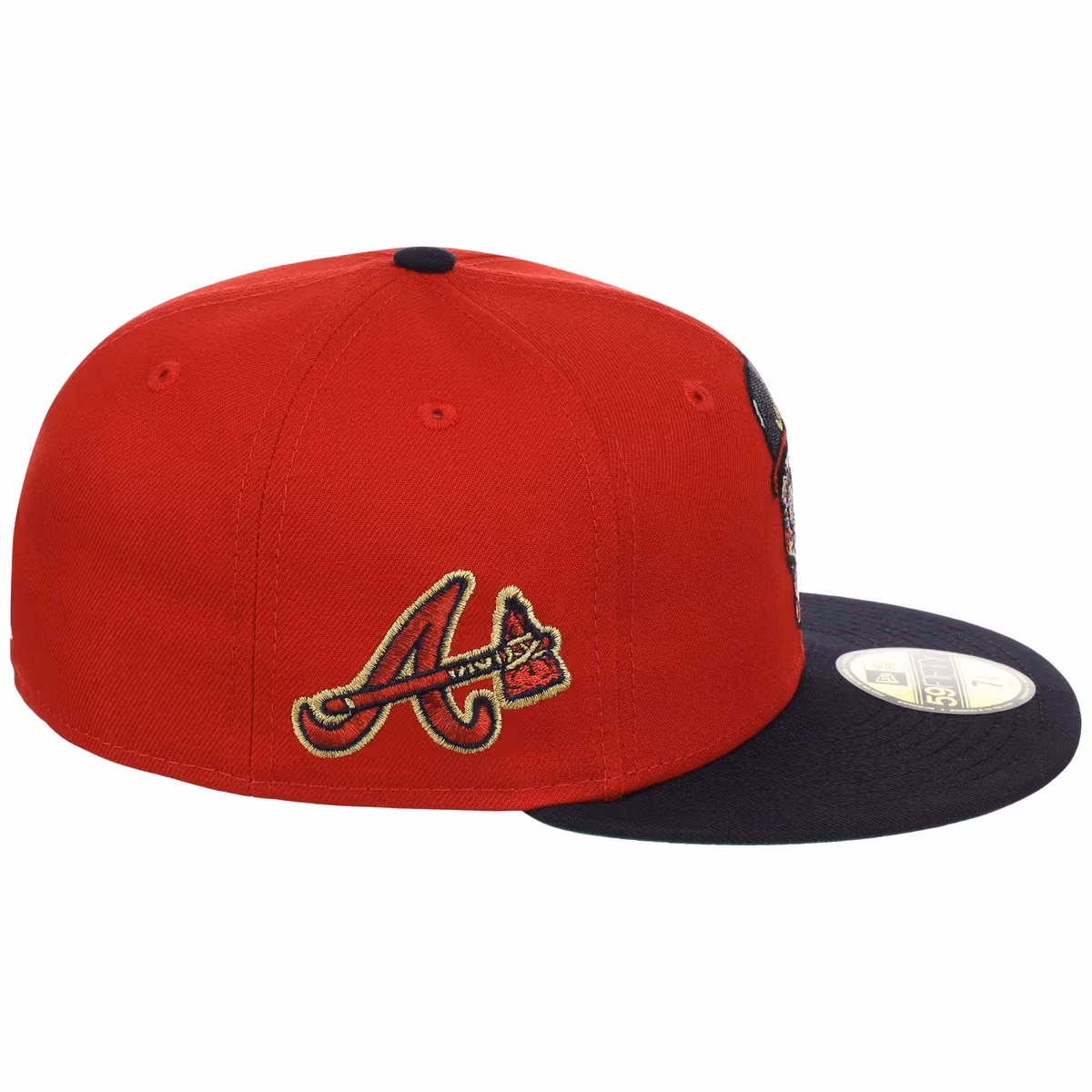 Atlanta Braves Skull Atlanta Crown the City New Era 59FIFTY detail view